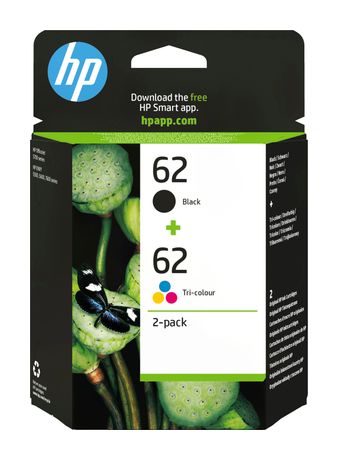 HP Nr.62 Druckerpatronen Schwarz, Cyan, Magenta, Gelb 200 Seiten f&uuml;r 57,49 Euro