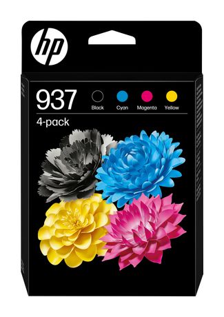 HP Nr.937 4er-Pack Druckerpatronen Schwarz, Cyan, Magenta, Gelb 1250 Seiten f&uuml;r 134,99 Euro