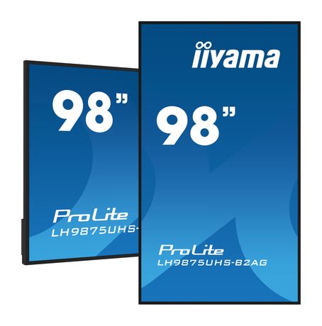 iiyama ProLite LH9875UHS-B2AG 4K Ultra HD Monitor 2,48 m (97.5") 16:9 8 ms  (Schwarz) f&uuml;r 3.454,00 Euro