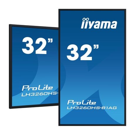 iiyama ProLite LH3260HS-B1AG Full HD Monitor 80 cm (31.5 Zoll) 16:9 8 ms  (Schwarz) f&uuml;r 399,00 Euro