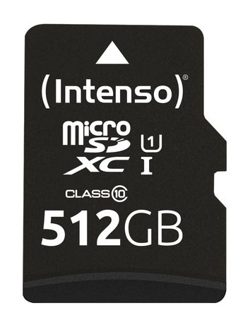 3424493 Performance MicroSD Speicherkarte 512 GB U1 Klasse 10 
