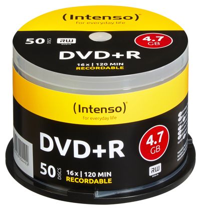 DVD+R Rohlinge 4,7GB 50er Spindel 16x 
