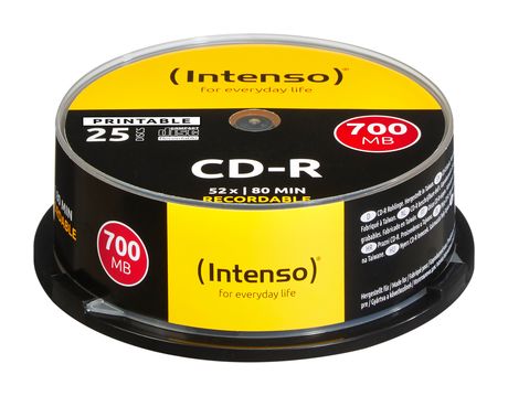Intenso CD-R 700MB f&uuml;r 7,99 Euro