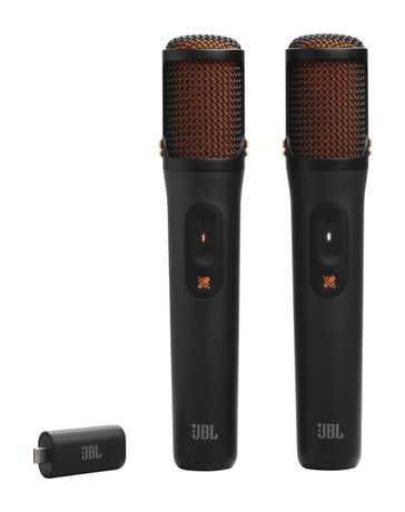 JBL EasySing Mics Mini Karaoke kabellos Microphone set RF  (Schwarz) f&uuml;r 149,99 Euro