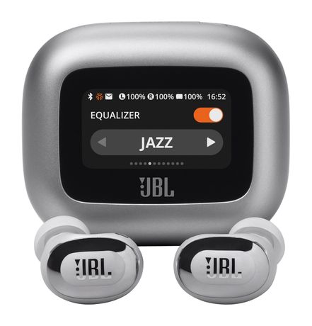 JBL Live Buds 3 In-Ear Bluetooth Kopfhörer kabellos 8 h Laufzeit IP55  (Silber) f&uuml;r 119,99 Euro