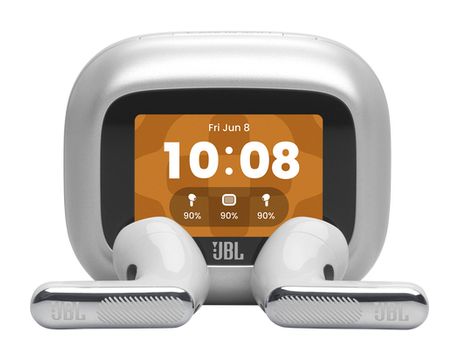 JBL Live Flex 4 In-Ear Bluetooth Kopfhörer kabellos IP54  (Silber) f&uuml;r 199,99 Euro