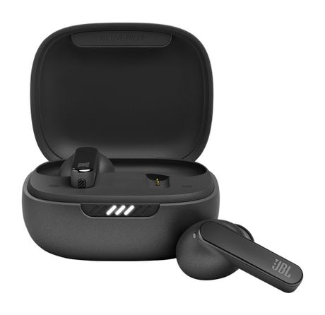 JBL Live Pro 2 In-Ear Bluetooth Kopfhörer kabellos TWS 10 h Laufzeit IPX5 USB Typ-C  (Schwarz) f&uuml;r 89,99 Euro