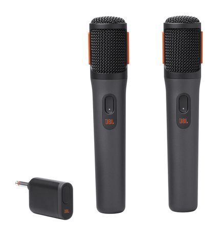 JBL PartyBox Wireless Mic kabellos Mikrofon-Set  (Schwarz) f&uuml;r 94,99 Euro