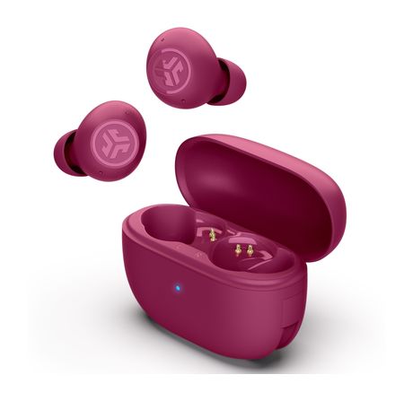 JLab Go Pop ANC In-Ear Bluetooth Kopfhörer Kabellos TWS 7 h Laufzeit IP55  (Fuchsie) f&uuml;r 29,99 Euro