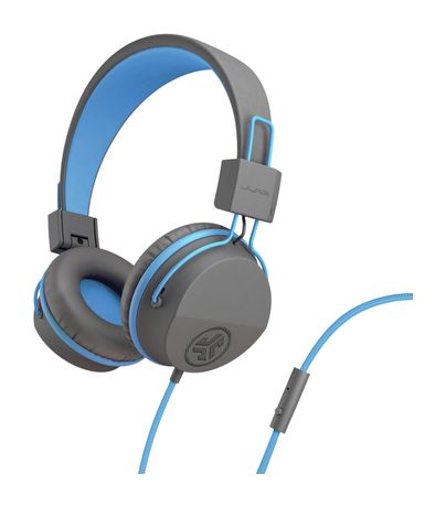 JLab Jbuddies Studio Ohraufliegender Kopfhörer Kabelgebunden  (Blau, Graphit) f&uuml;r 17,99 Euro
