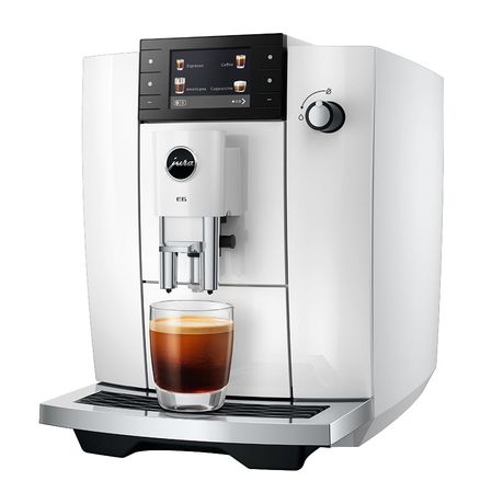 JURA E6 Kaffeevollautomat 15 bar 1,9 l AutoClean (Piano White (ED)) f&uuml;r 979,00 Euro