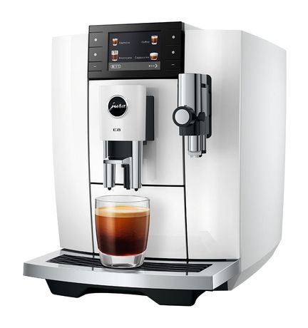 JURA E8 Kaffeevollautomat 15 bar 1,9 l AutoClean (Piano White (EC)) f&uuml;r 1.099,00 Euro