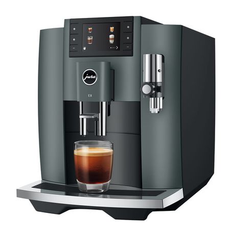 Jura Kaffeevollautomat E6 Dark Inox *NEU* *Ausstellungsgerät* outlets