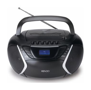 Kendo Boombox 25EX CD Player DAB+, PLL Radio  (Schwarz) f&uuml;r 69,99 Euro