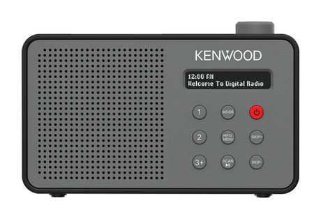 Kenwood CR-M25DAB-H Bluetooth DAB+, FM Radio Tragbar  (Grau) f&uuml;r 47,99 Euro