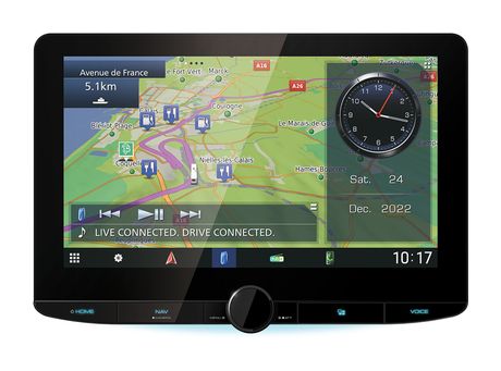 Kenwood DNR992RVS 25,6 cm (10.1 Zoll) Navigationsgerät 2000 GB Ganz Europa f&uuml;r 1.506,00 Euro