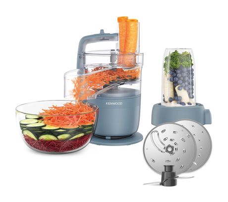 Kenwood FDP23 MultiPro Go Blend 900 W Küchenmaschine 1,3 l mit Waage  (Blau) f&uuml;r 108,99 Euro