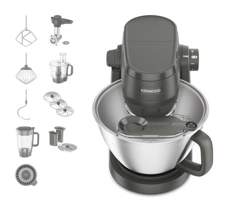 Kenwood KHC30.070GY Multi Tasker 1000 W Küchenmaschine 4,3 l  (Edelstahl, Grau) f&uuml;r 223,99 Euro
