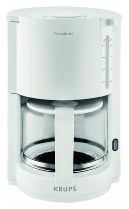 Krups F1830110 AromaCafe expert Weiß) von Technomarkt Tassen 5 Filterkaffeemaschine 7 (Schwarz