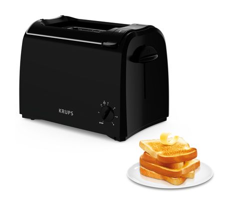 Krups KH1518 ProAroma Toaster 850 W 2 Scheibe(n) 6 Stufen  (Schwarz) f&uuml;r 44,99 Euro