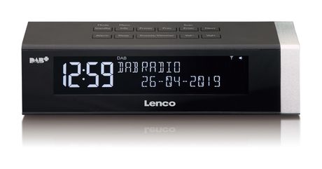 Lenco CR-630 DAB+, FM Radio Uhr  (Schwarz) f&uuml;r 79,99 Euro
