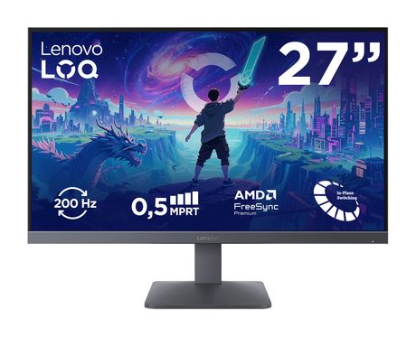 Lenovo LOQ27-10 Full HD Monitor 68,6 cm (27 Zoll) 16:9 4 ms 300 cd/m²  (Schwarz) f&uuml;r 139,00 Euro