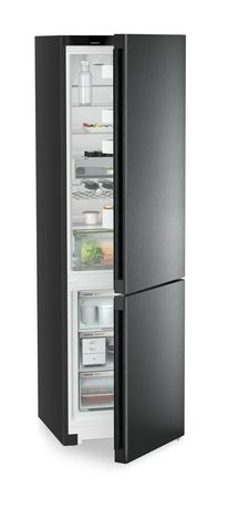 CNbda5723-22 Plus 268 l / 103 l Kühl-Gefrierkombi freistehend NoFrost 104 kWh Jahr  (Schwarz) 