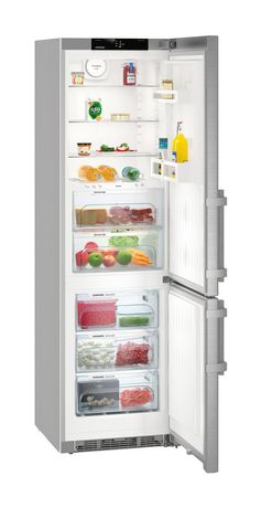 KGBNf2060-3 248 l / 104 l Kühl-Gefrierkombi freistehend NoFrost 227 kWh Jahr  (Silber) 