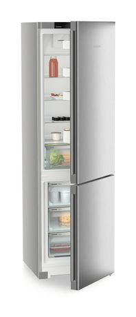 Liebherr KGNsf57Va03 268 l / 103 l Kühl-Gefrierkombi freistehend NoFrost 104 kWh Jahr  (Edelstahl) f&uuml;r 999,00 Euro