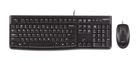 Logitech Desktop MK120 Tastatur USB  (Schwarz) f&uuml;r 23,99 Euro