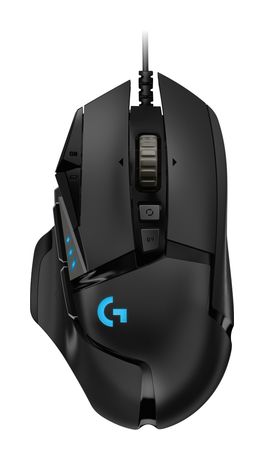 Logitech G502 Hero 25600 DPI Gaming Maus Optisch  (Schwarz) f&uuml;r 34,99 Euro