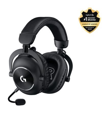 Logitech Pro X2 Over Ear Bluetooth Kopfhörer kabellos 50 h Laufzeit  (Schwarz) f&uuml;r 209,99 Euro