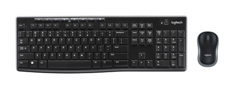 Logitech MK270 Home Tastatur RF Wireless 2.4 GHz  (Schwarz) f&uuml;r 34,99 Euro