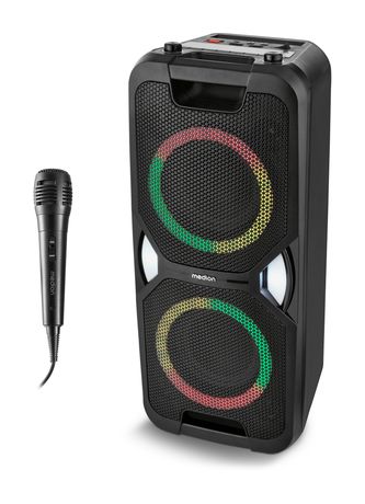 Medion Life-1 Pure MD400000 50 W Bluetooth Lautsprecher Laufzeit bis 26 h  (Schwarz) f&uuml;r 113,99 Euro