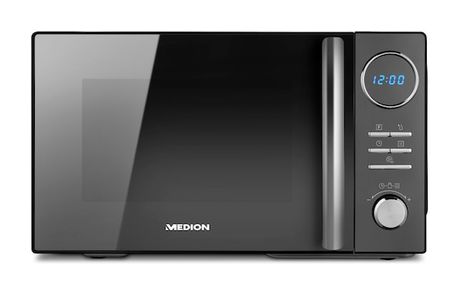 Medion MD11493 Freistehende Mikrowelle 900 W Größe: mittel 5 Stufen Grill  (Schwarz) f&uuml;r 117,99 Euro