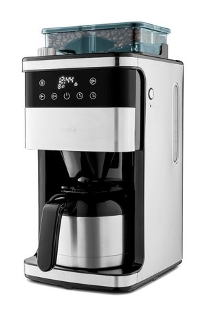 Medion MD19911 8 Tassen Thermo Filterkaffeemaschine 1,0 l  (Schwarz, Edelstahl) f&uuml;r 139,95 Euro