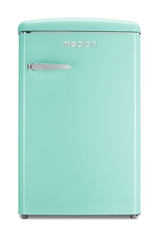 Medion MD37790 108 l / 95 l Kühlschrank freistehend EEK: D 110 kWh Jahr  (Türkis) f&uuml;r 276,99 Euro