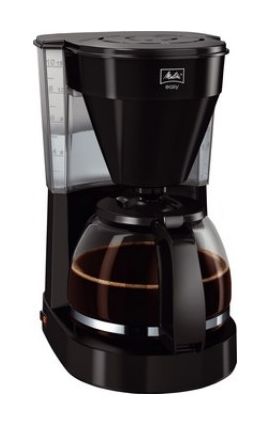 Melitta 1023-02 Easy II 10 Tassen Filterkaffeemaschine  (Schwarz, Edelstahl) f&uuml;r 39,99 Euro