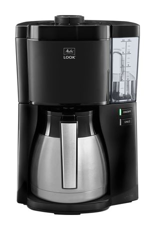 Melitta 1025-12 Look Therm Timer 15 Tassen Thermo Filterkaffeemaschine 1,2 l  (Schwarz, Edelstahl) f&uuml;r 104,99 Euro