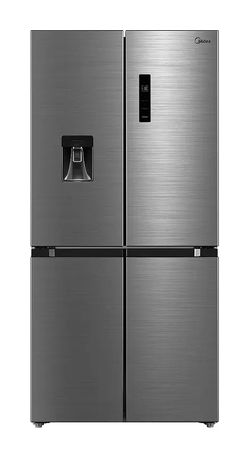 MIDEA MDRM632FGD46W Side-by-Side Kühl-/ Gefrierkombination 301 l / 169 l 236 kWh NoFrost 1775 mm x 833 mm  (Edelstahl) f&uuml;r 678,00 Euro