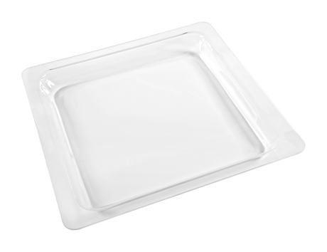 DGMS 100-30 flache Glasschale 375x394x30mm mikrowellengeeignet 