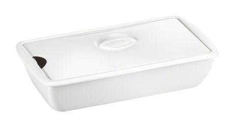 DGSE 1 Servierform für Dampfgarbehälter (Weiß) 