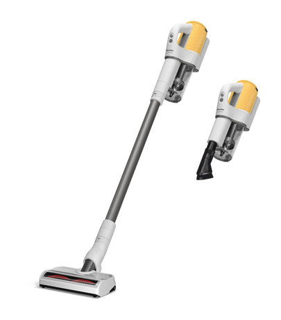 Miele Duoflex HX1 Handstaubsauger Beutellos bis 55 min Laufzeit Hygienefilter  (Weiß, Gelb) f&uuml;r 299,99 Euro