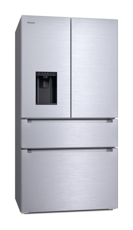 Miele KFFD6765 Side-by-Side Kühl-/ Gefrierkombination French Door 308 l / 230 l 283,61 kWh NoFrost 1805 mm x 906 mm  (Edelstahl) f&uuml;r 4.699,00 Euro