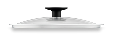 KMPD 2800-3 Bratpfannendeckel (Schwarz/Silber/Transparent) 