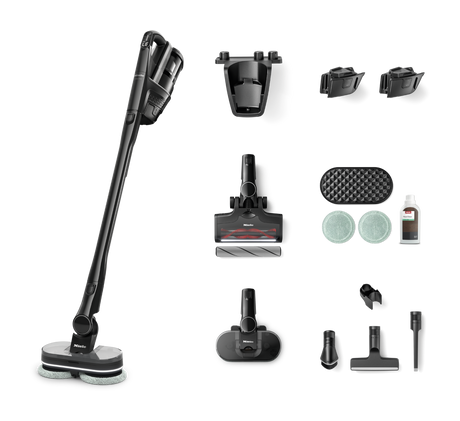 Miele Triflex HX3 Plus Aqua Handstaubsauger Beutellos bis 140 min Laufzeit 25,2 V HEPA  (Schwarz) f&uuml;r 869,00 Euro