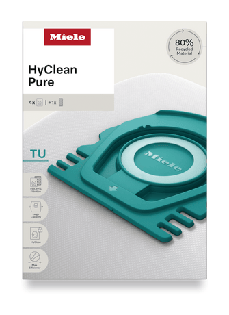 Miele TU HyClean Pure Staubsaugerbeutel 4 Stück  (Arktisblau) f&uuml;r 15,95 Euro