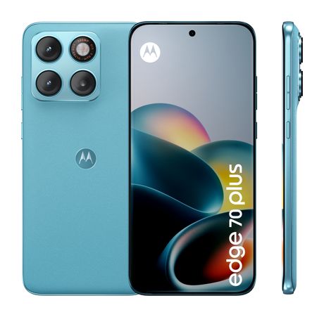 Motorola Edge 70 plus 128 GB 5G Smartphone 17,2 cm (6.78") Android 200 MP Dual Kamera Dual Sim WiFi 6E (PANTONE Milky Blue) f&uuml;r 599,00 Euro