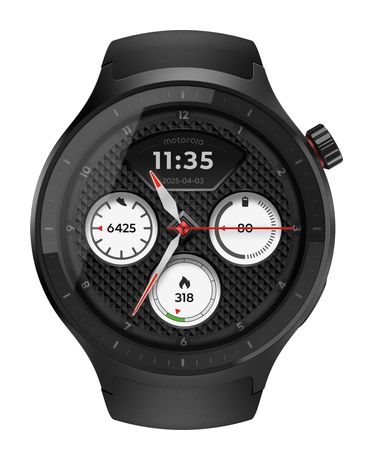 Motorola Moto Watch 47 mm Smartwatch Rund IP68  (Schwarz) f&uuml;r 89,99 Euro