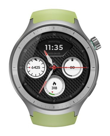 Motorola Moto Watch Digital 47 mm Smartwatch Rund IP68  (Silber) f&uuml;r 148,99 Euro